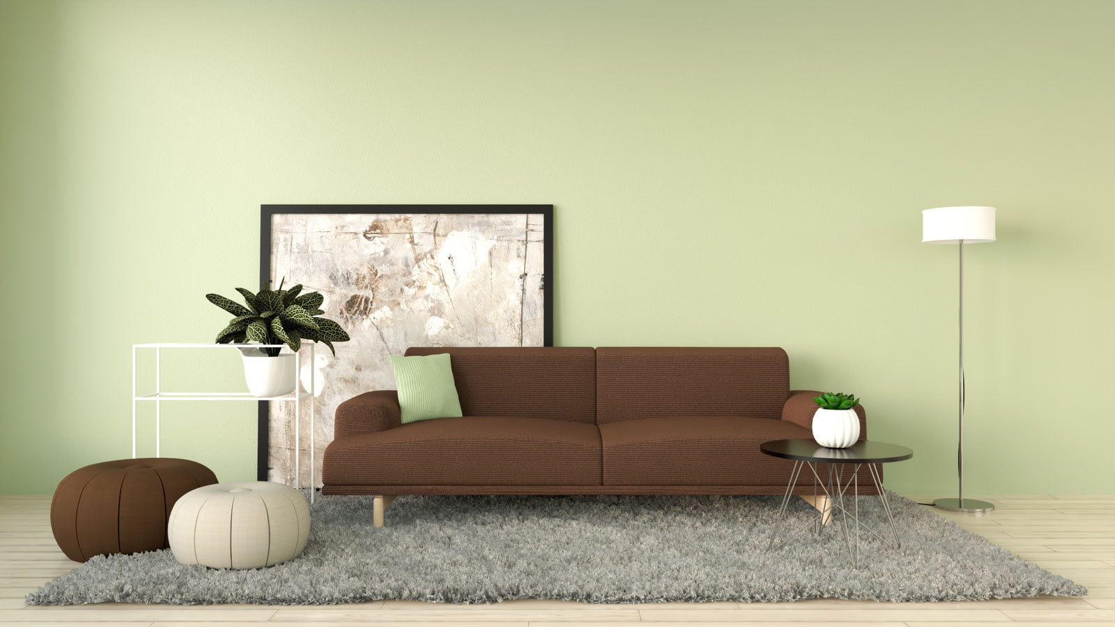 Inspirasi Warna Dinding Ideal untuk Furniture Cokelat