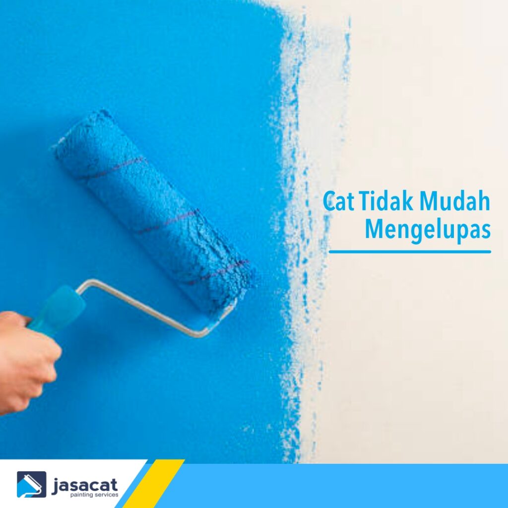 menggunakan cat dasar