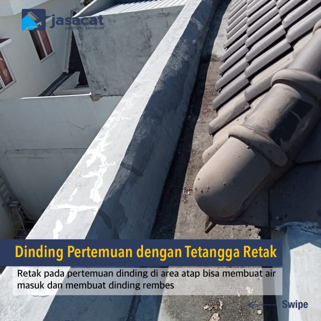 penyebab dinding rembes