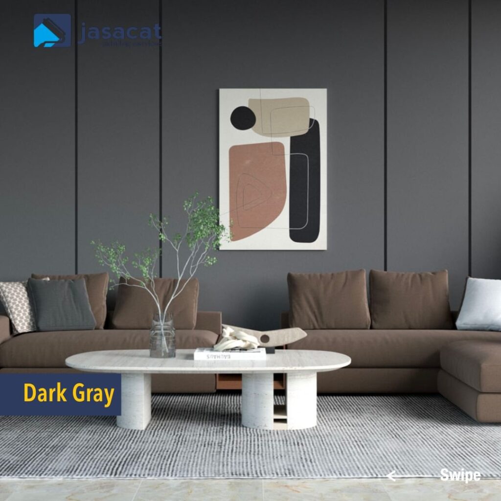 Warna Dinding untuk Furniture Cokelat