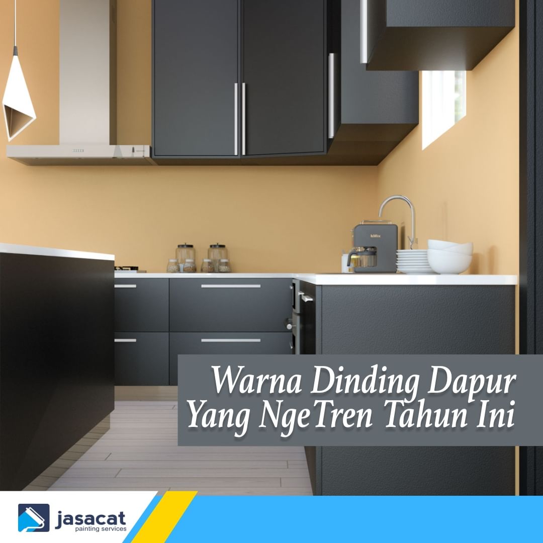 Warna Dinding Dapur yang Ngetrend Tahun Ini