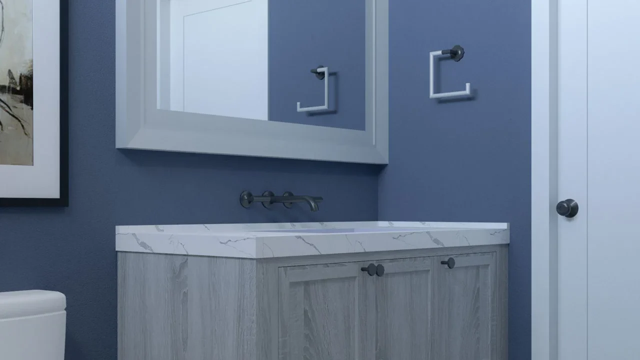 Warna Dinding Ideal untuk Lantai Kamar Mandi Biru
