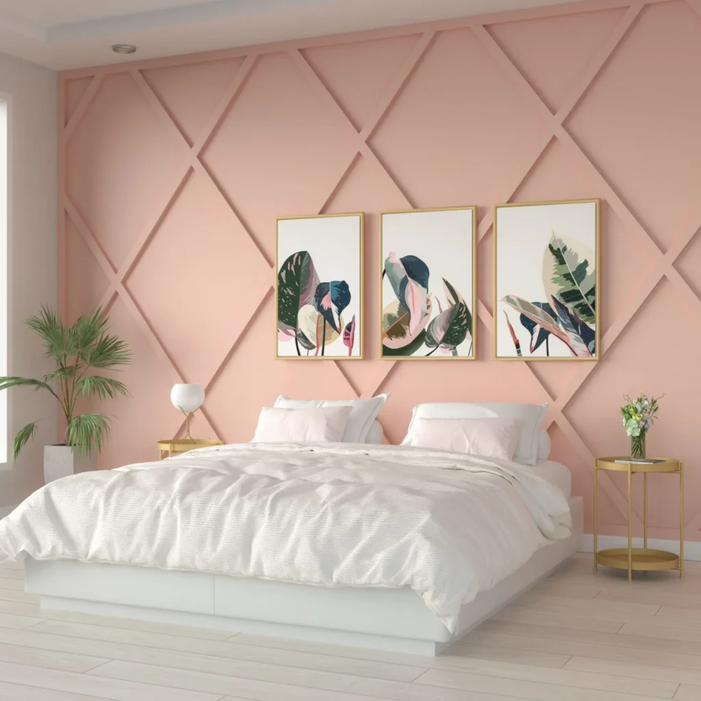 Kamar Tidur Warna Pink