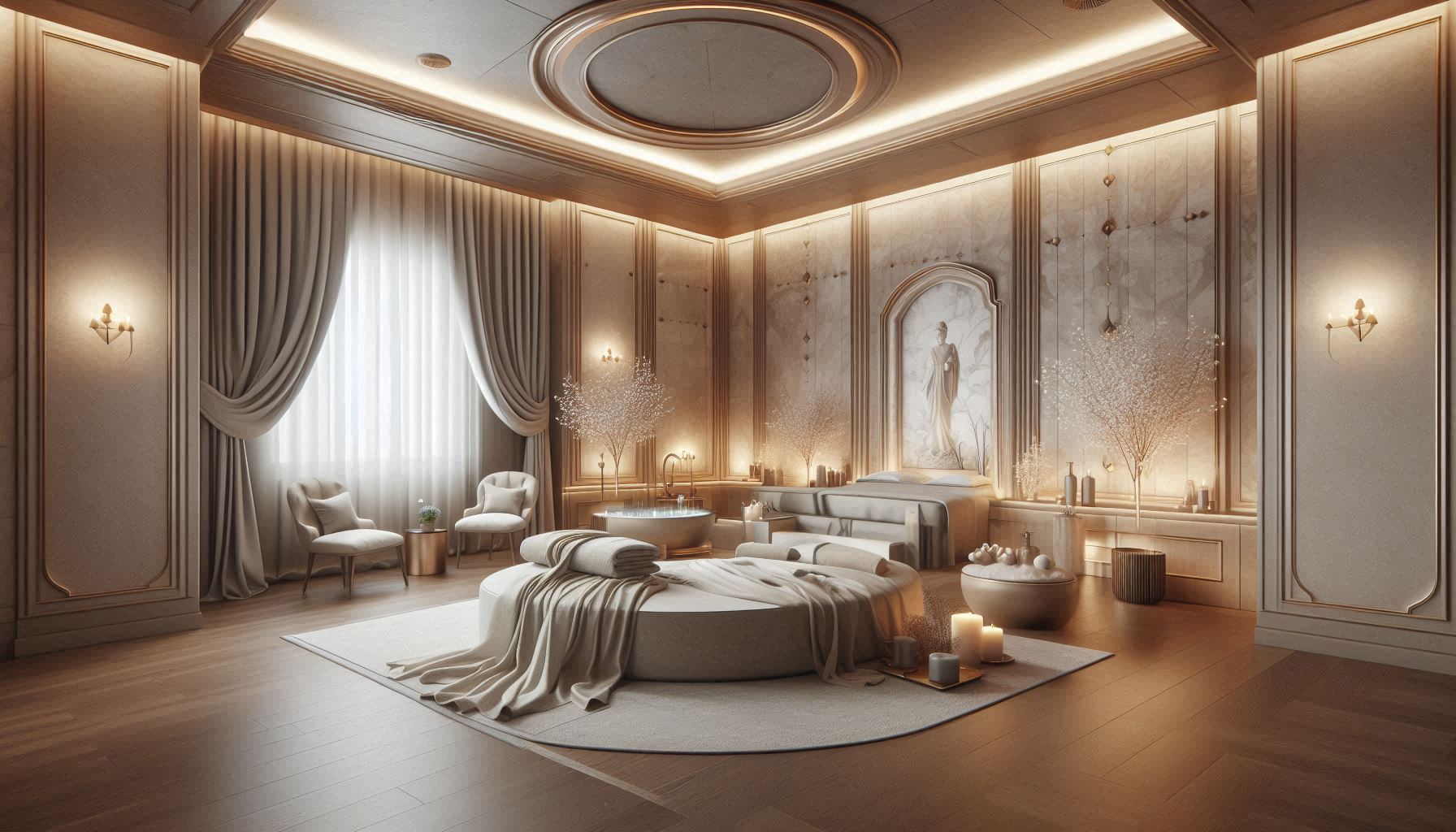 Jasa Cat Tempat Usaha Spa Premium di Alam Sutera