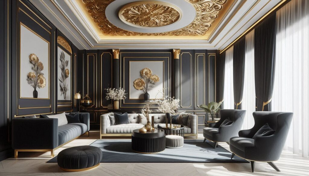 inspirasi cat lounge eksklusif