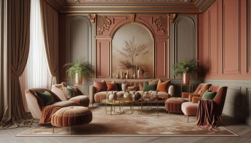inspirasi cat lounge eksklusif