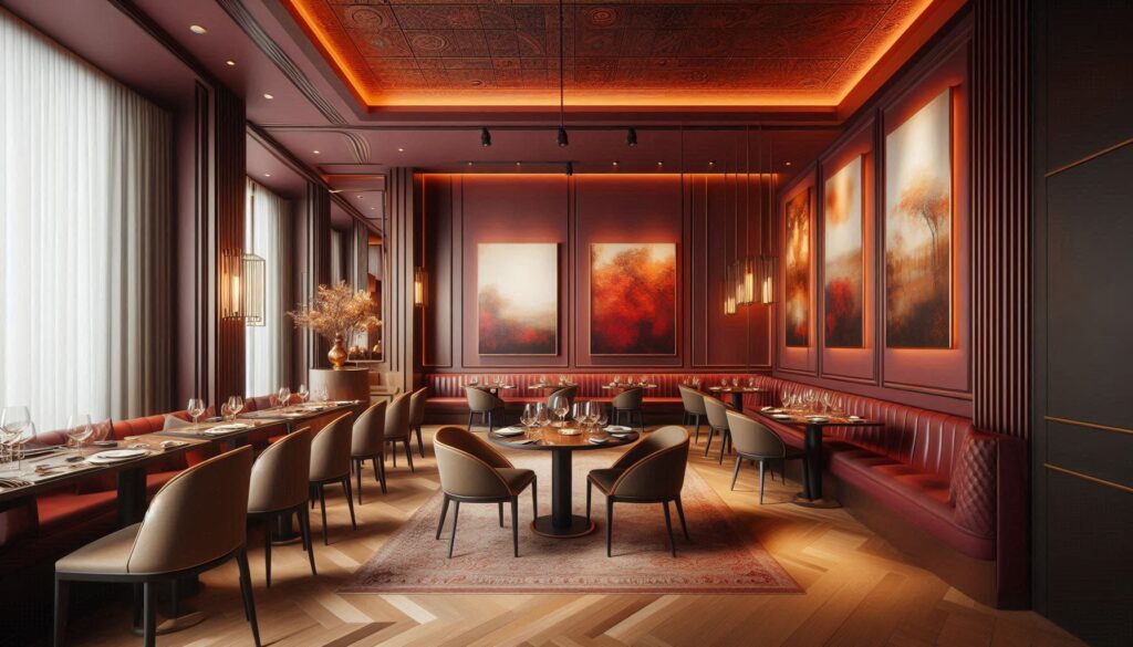 warna dinding untuk restoran