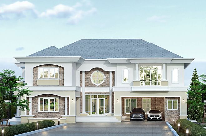 Cat rumah cluster eksklusif