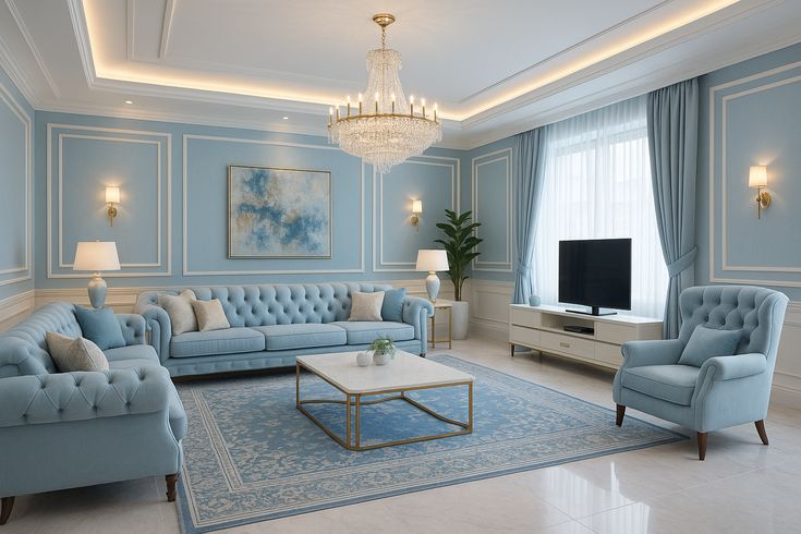 Cat interior Green Lake City dengan Warna Lembut