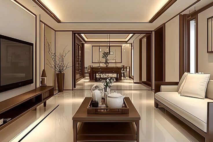 Cat Interior Gunawarman Luxury dengan Nuansa Elegan