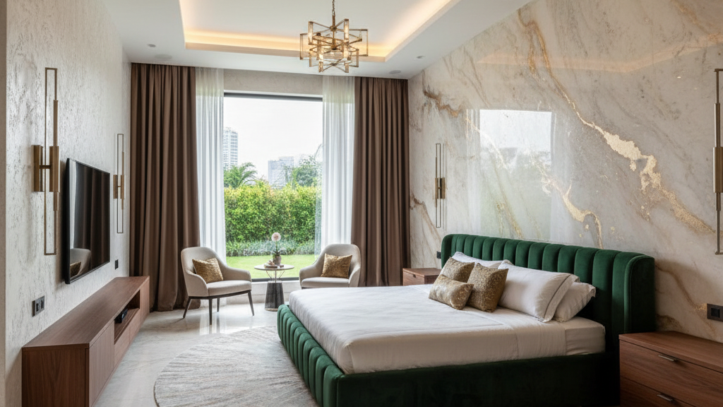 Cat Dinding Mewah Dharmawangsa