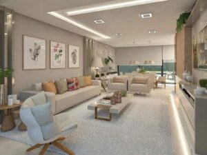 Cat Interior Elite Menteng dengan Desain Modern