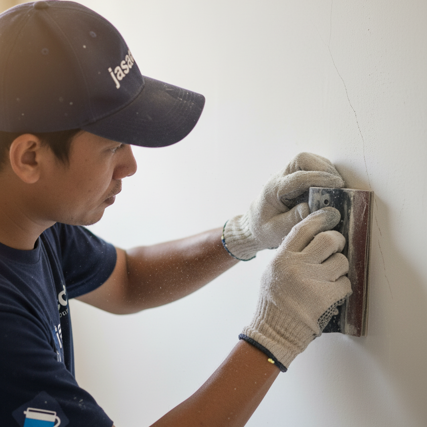 Cat interior eksklusif Dharmawangsa