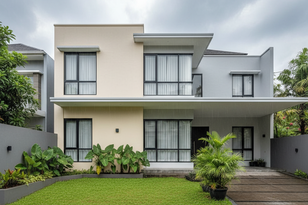 Pengecatan eksterior Pejaten Barat