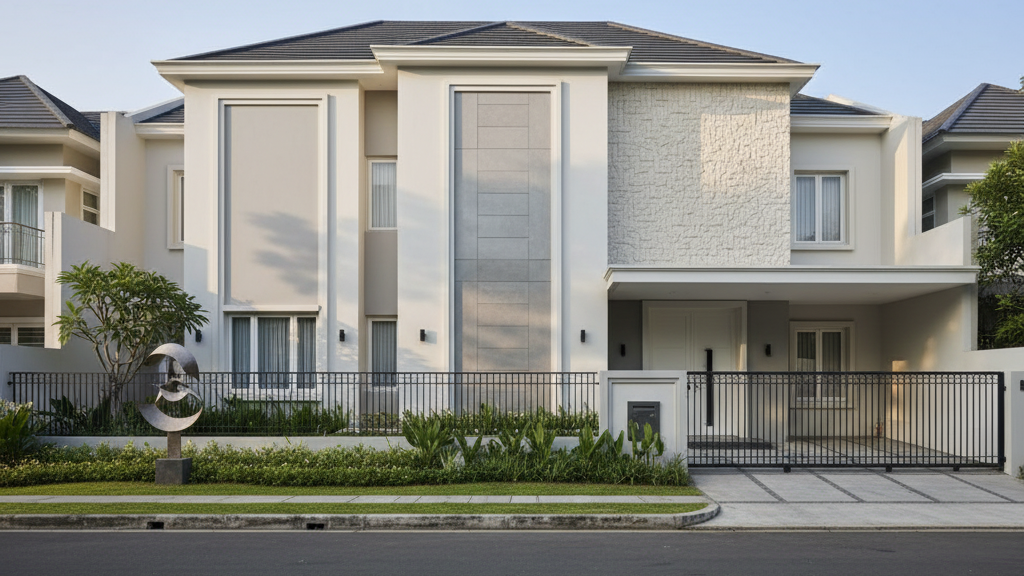 Cat Tekstur Elegan Pondok Pinang dengan Warna Hangat