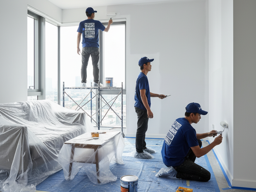 Jasa cat apartemen Kuningan