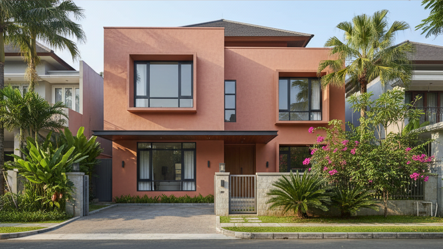 Cat tekstur Pondok Pinang