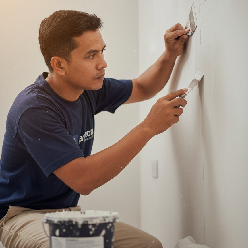 cat dinding mewah BSD