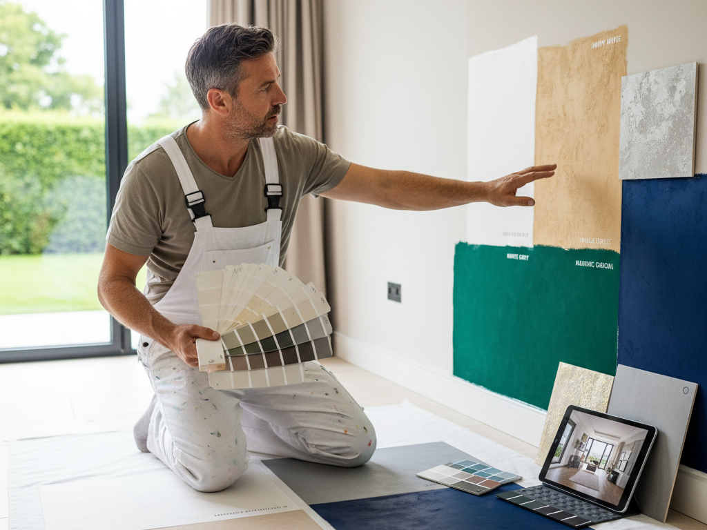 cat dinding mewah BSD